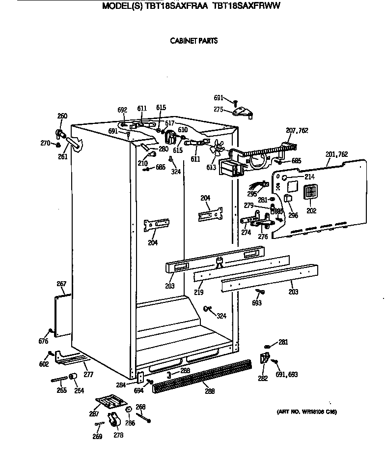 Cabinet parts