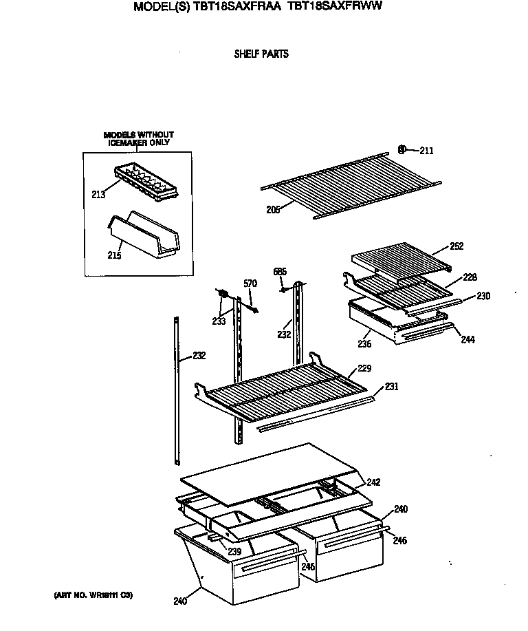 Shelf parts