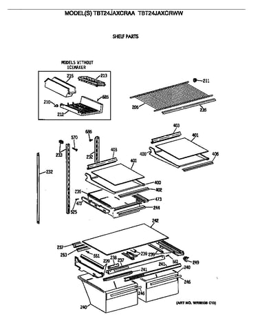 Shelf parts