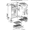 GE TBX18SYYCRAD cabinet diagram