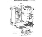 GE TBX18TAYCRAD cabinet diagram