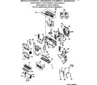 GE AZ31H09D3CV3 motor, compressor & system components diagram