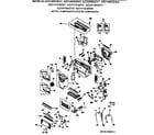 GE AZ31H12D2DV3 motor, compressor & system components diagram