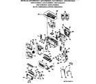 GE AZ31H06D3DV3 motor, compressor & system components diagram