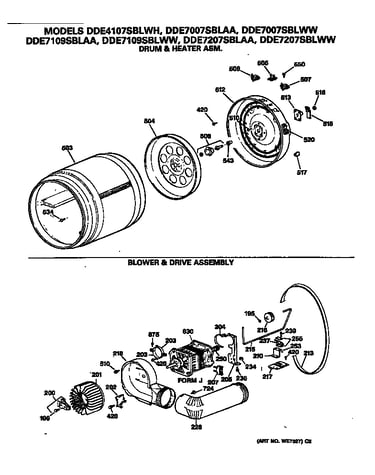 Blower & drive assembly