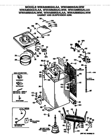 Cabinet and suspension asm