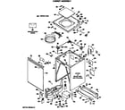 GE WWC8000RAL cabinet assemblys diagram