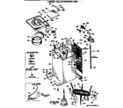 GE WWA6800SALHA cabinet and suspension asm. diagram
