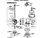 GE WWA8600SALAA transmission - complete breakdown diagram