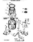 Tub, basket & agitator