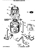 Tub, basket & agitator