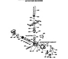 GE GSD1380T55WW motor-pump mechanism diagram