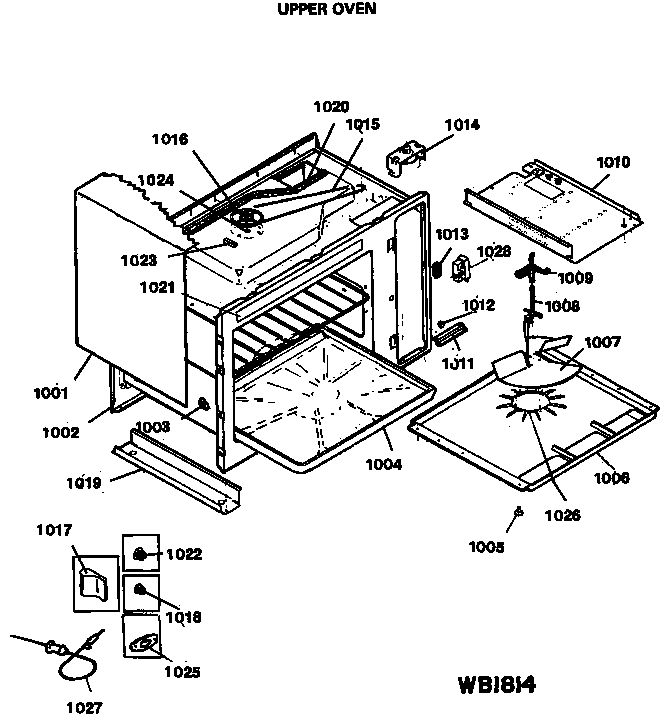 Upper oven