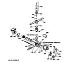 GE GSD650T-55BA motor-pump mechanism diagram