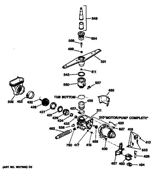 Motor-pump mechanism