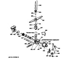 GE GSD550T-55BW motor-pump mechanism diagram