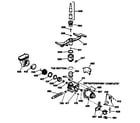 GE GSD2920T55BB motor-pump mechanism diagram