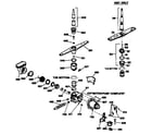 GE GSD500T-60WA motor-pump mechanism diagram