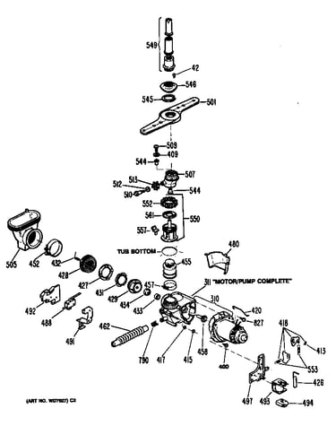 Motor-pump mechanism