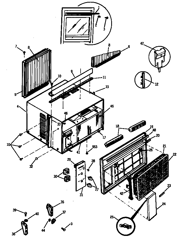 Cabinet/grille