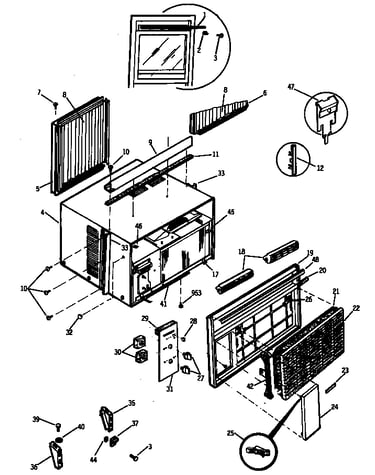 Cabinet/grille