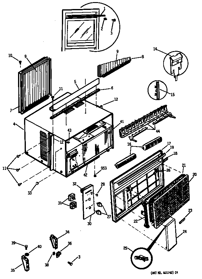 Cabinet/grille