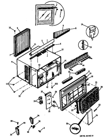 Cabinet/grille
