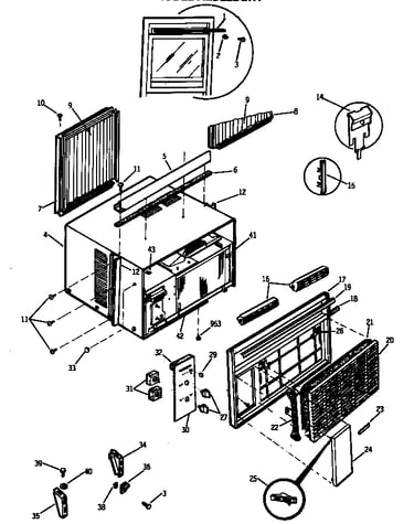 Cabinet/grille