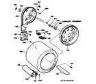 GE DDG9680RFMAA drum diagram