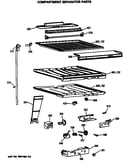 Compartment separator parts