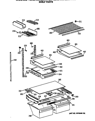 Shelf parts