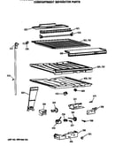 Compartment separator parts