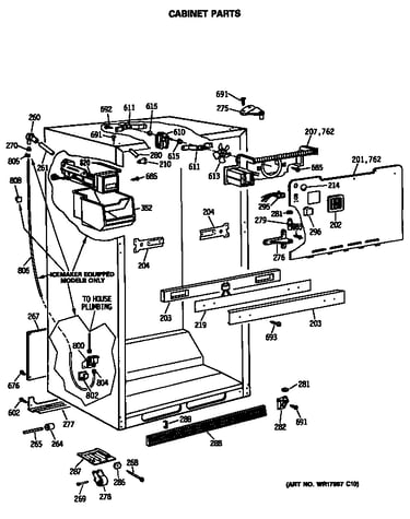 Cabinet parts