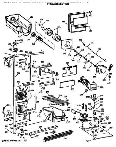 Freezer section