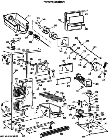 Freezer section