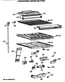 Compartment separator parts