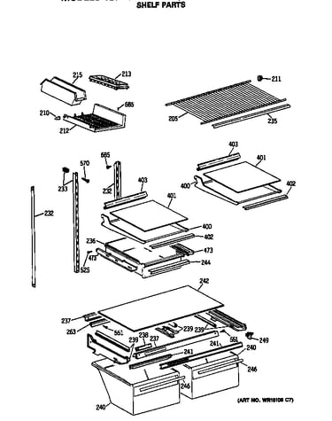 Shelf parts