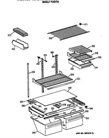Shelf parts