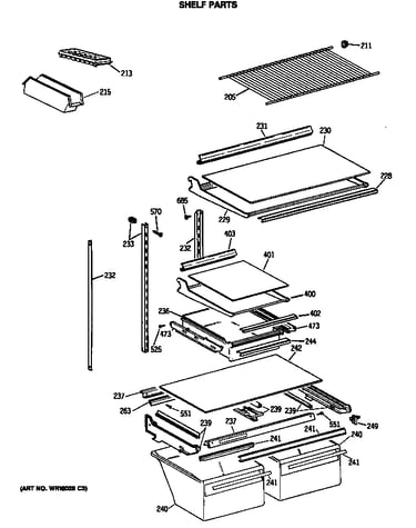 Shelf parts