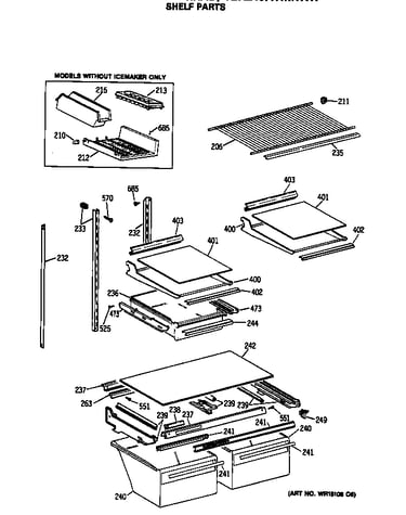 Shelf parts