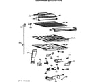 GE TBX21SASRRAD compartment separator parts diagram