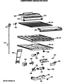 Compartment separator parts