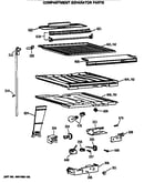 Compartment separator parts
