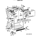 GE TBX24JASHRWH cabinet parts diagram