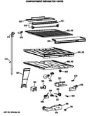 Compartment separator parts