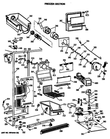 Freezer section