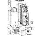 GE TFG27PRSCWW freezer door diagram