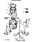 Tub, basket & agitator