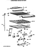 Compartment separator parts
