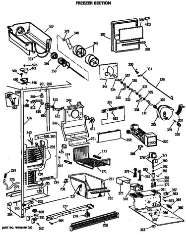 Freezer section